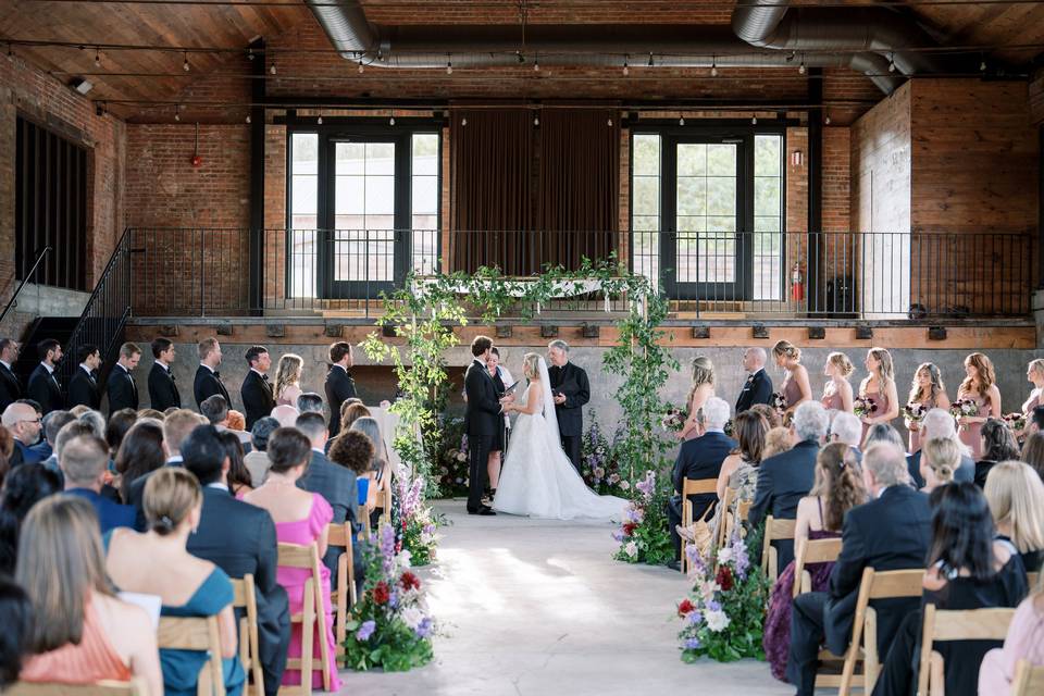 Ceremony in Hutton Hall