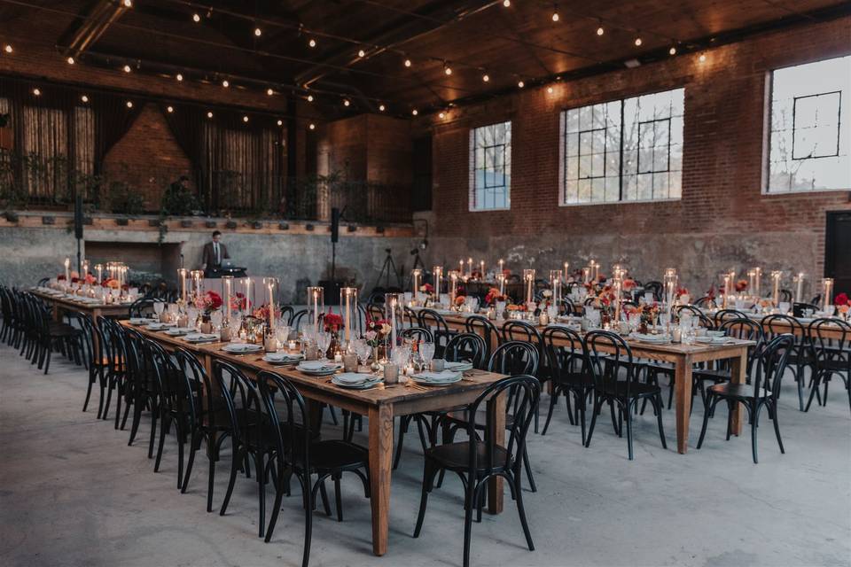 Dinner in Hutton Hall