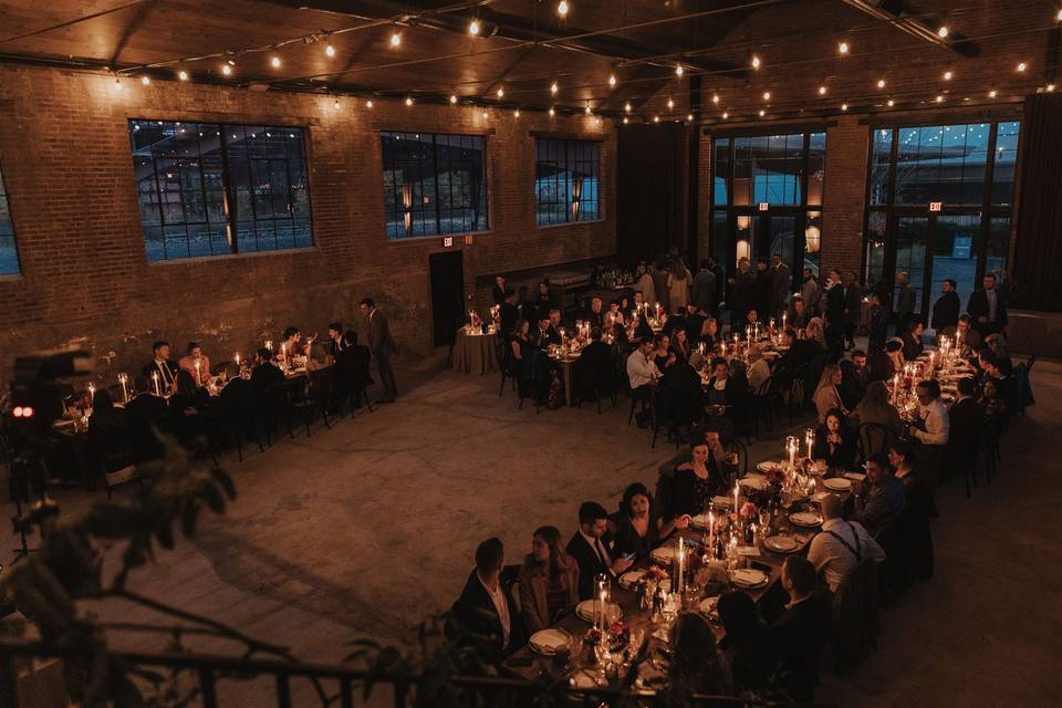 Dinner in Hutton Hall