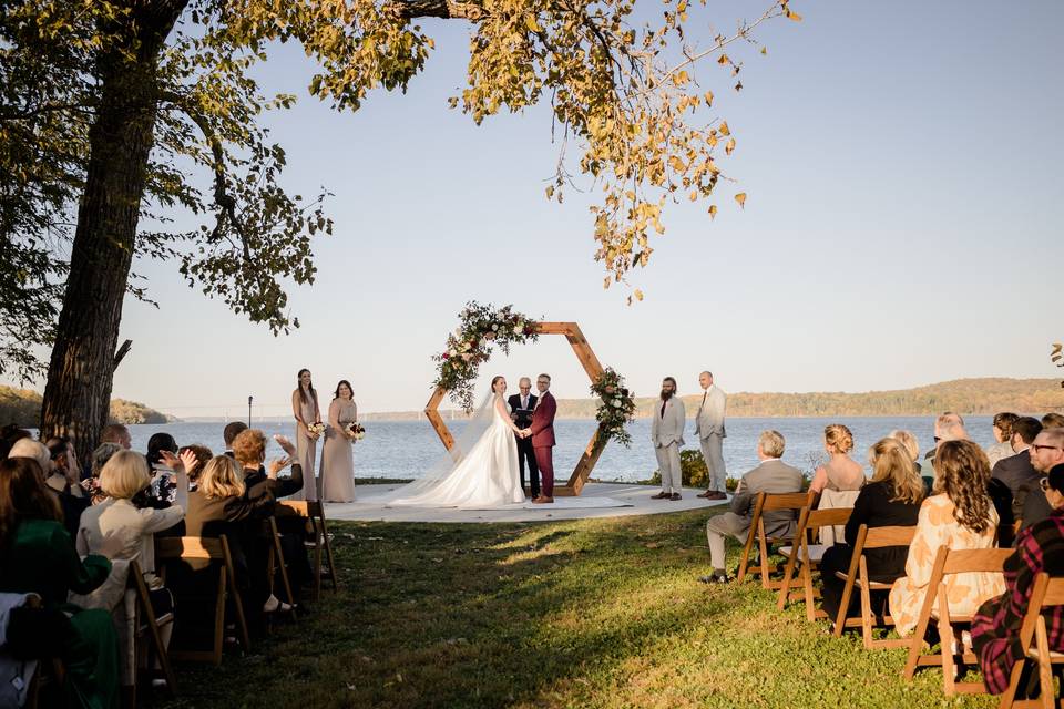 Ceremony on North Lawn