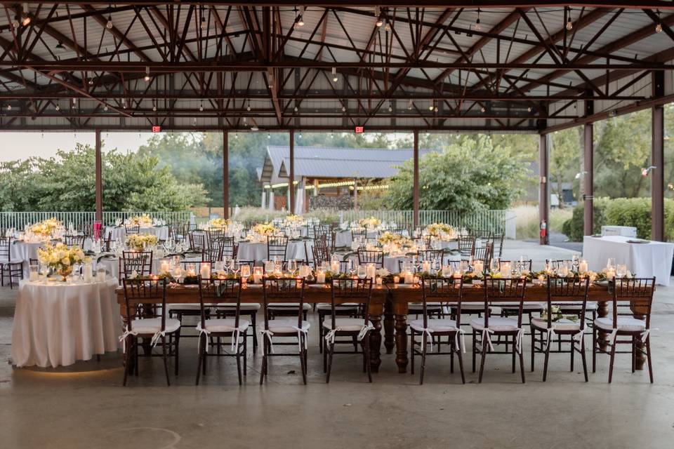 Dinner in Lidgerwood Pavilion