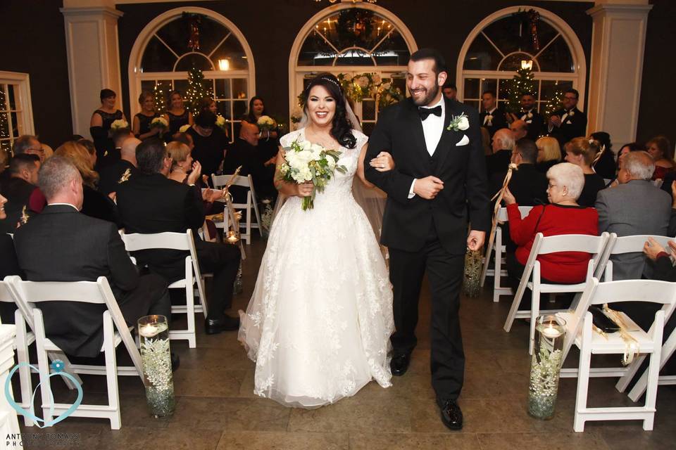 Congrats, bride and groom