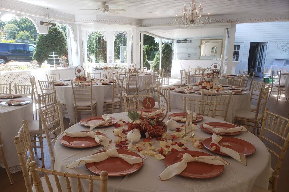 Fall Theme Wedding Recption