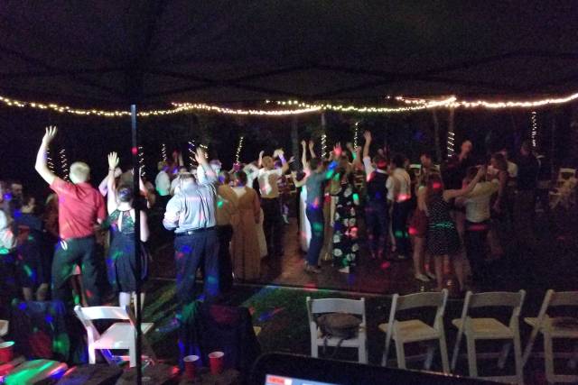 Outdoor wedding rocked!