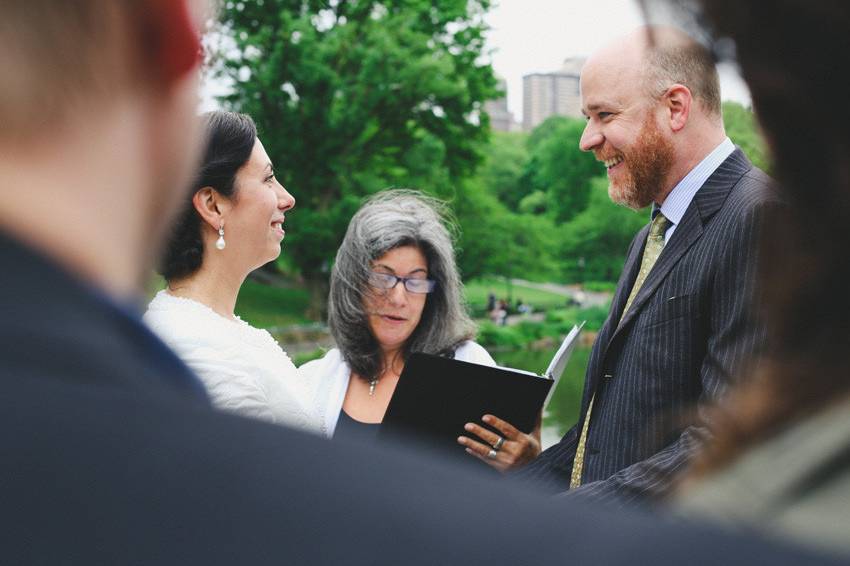 Leading the ceremony