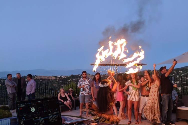 Hula Girl Calabasas Luau Party