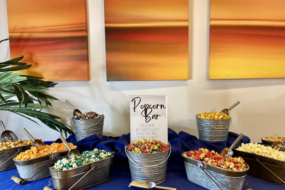 Beach popcorn bar