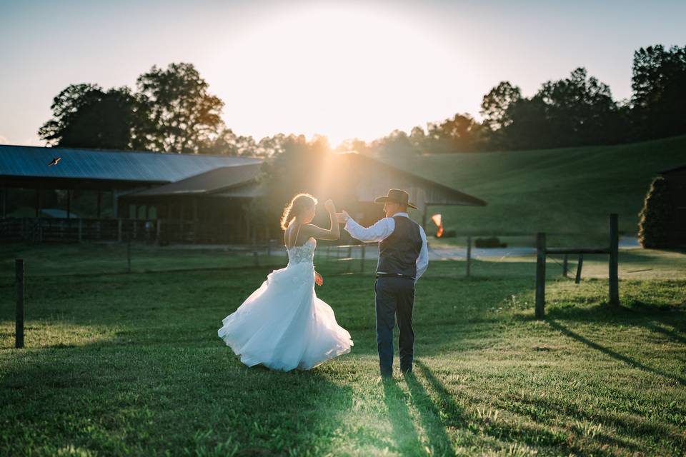 Sunset dance