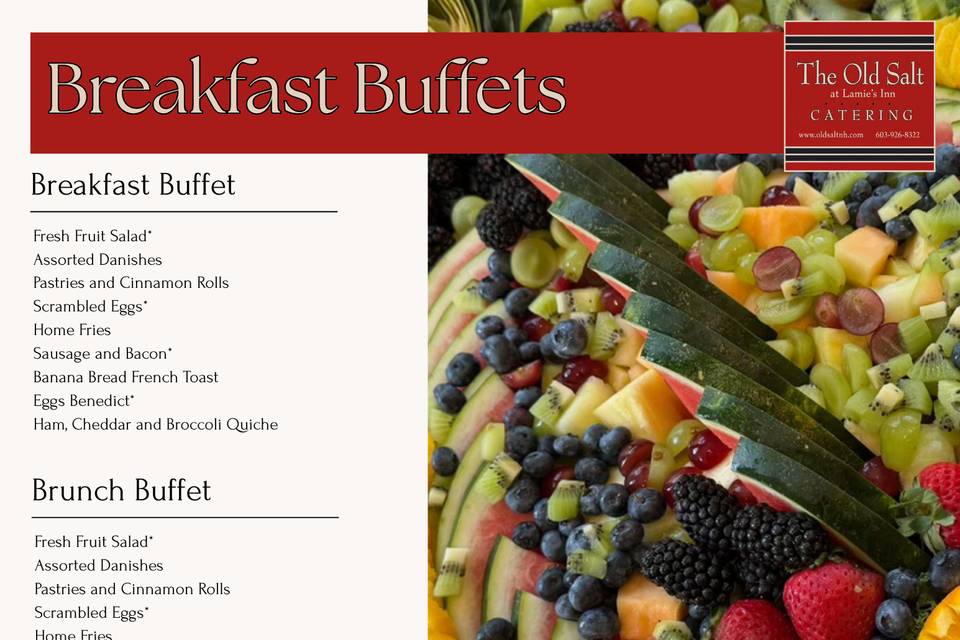 Breakfast Buffets