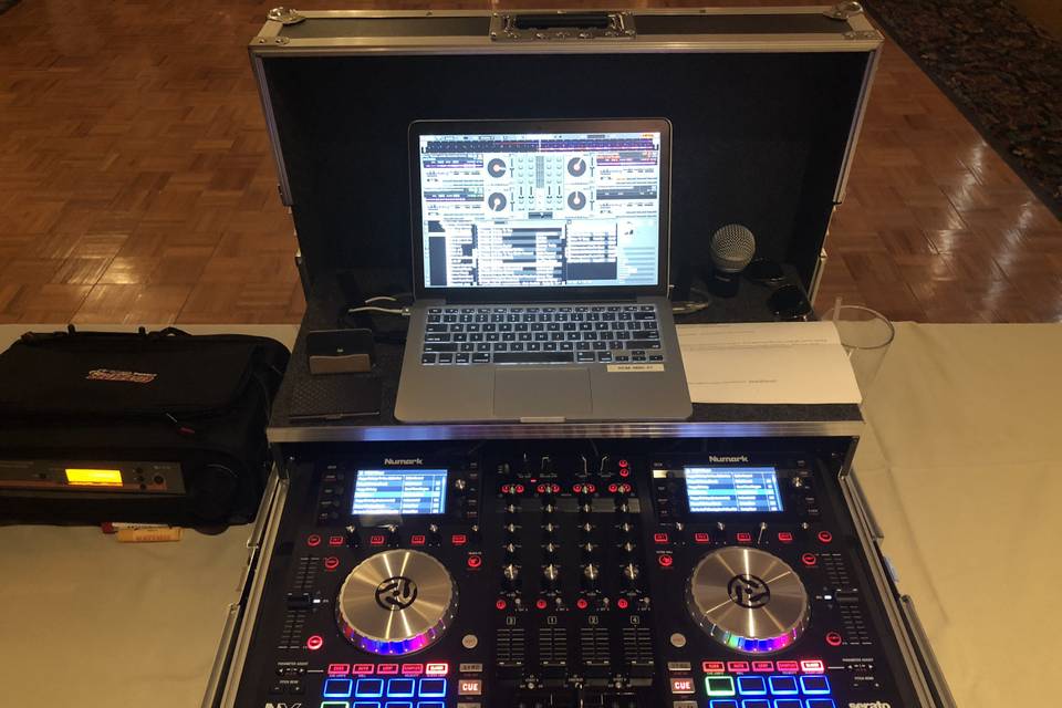 DJ setup