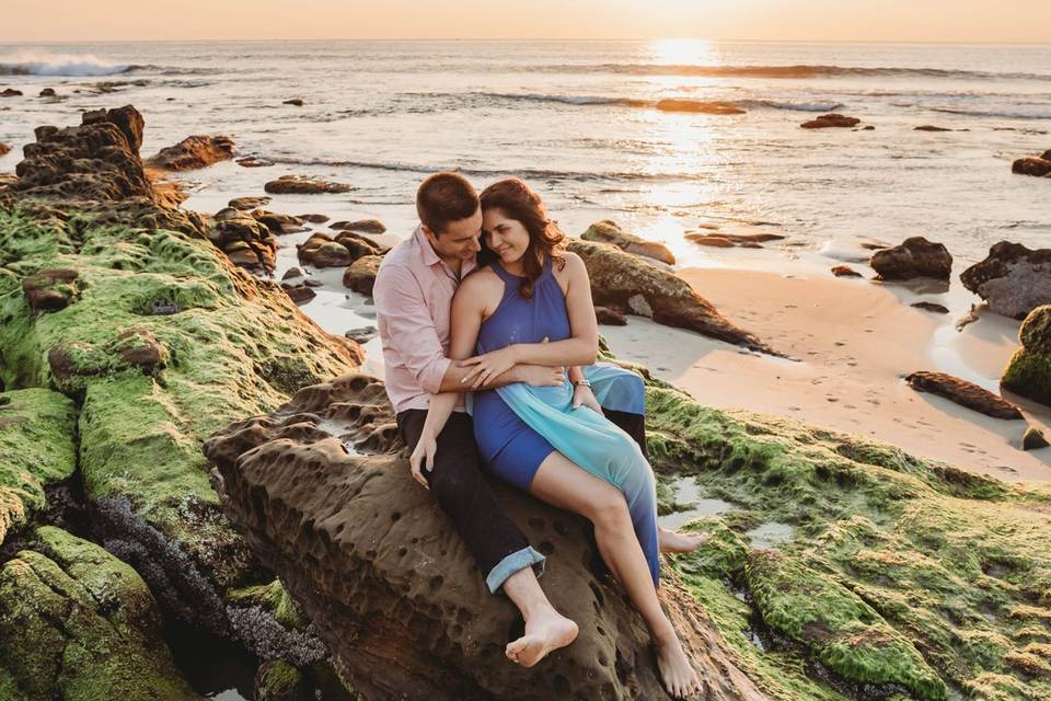 Windansea Beach Engagement