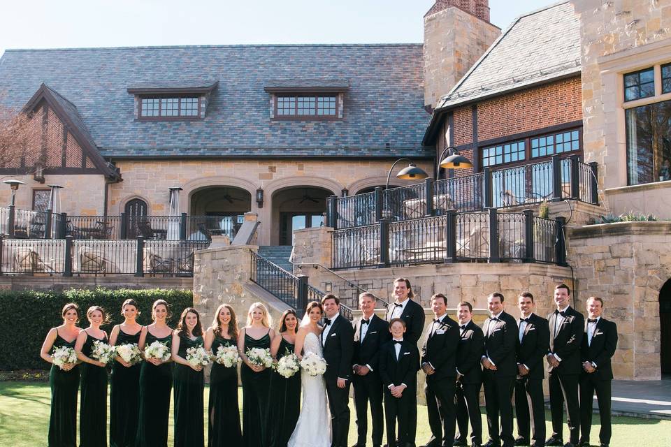 Large Bridal Party