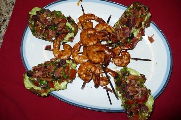 Shrimp barbeque