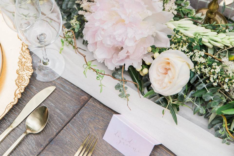 Peony Garland