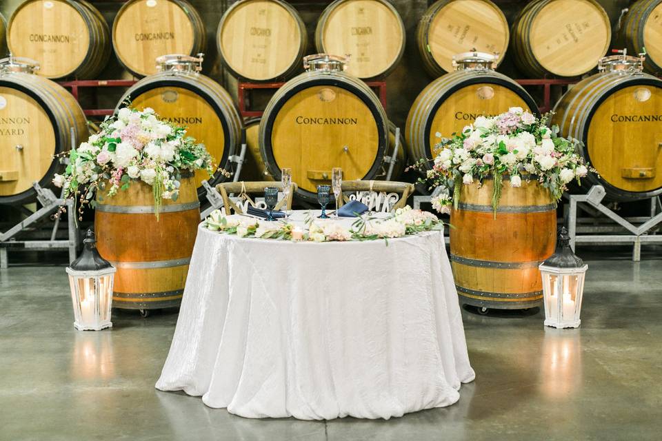 Concannon Winery Wedding