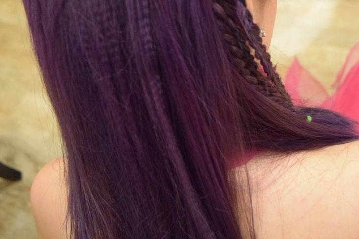 Purple hair color