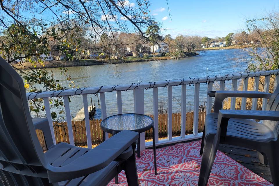 Balcony Overlooking River