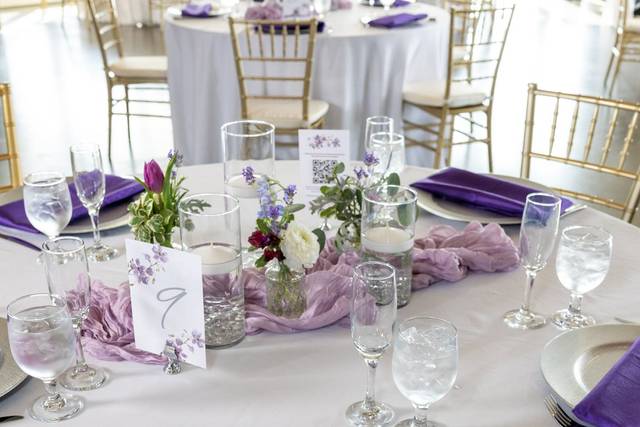 Purple accents