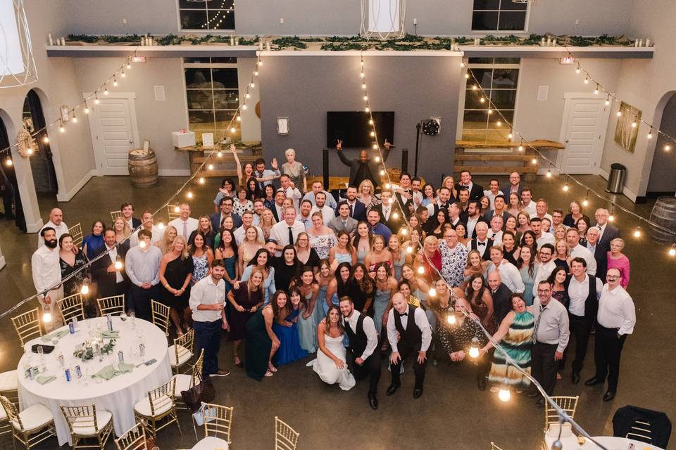 Wedding Guest Group Photo