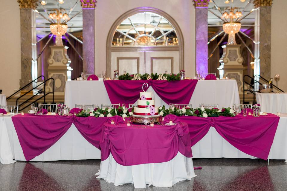 Head table - 1783 photography