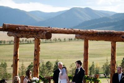 Mountainside Wedding Ceremony