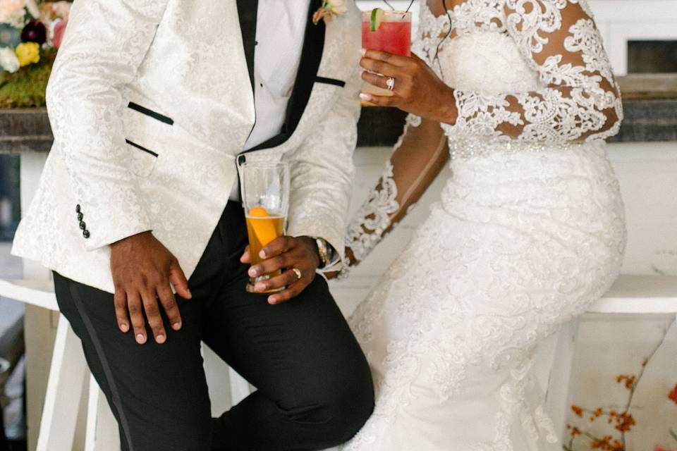 Cheers to Mr. and Mrs.