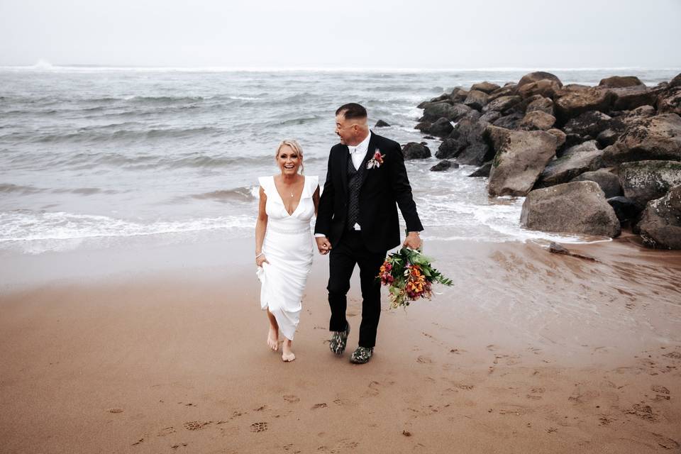 Dreamy beach shoot