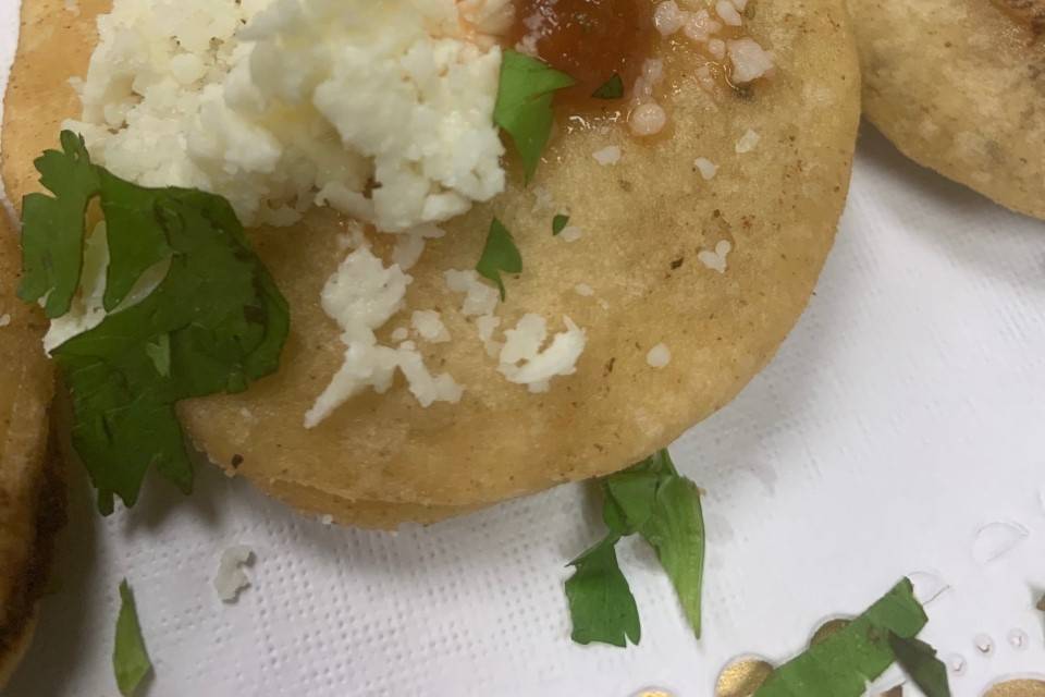 Mini cheese arepas