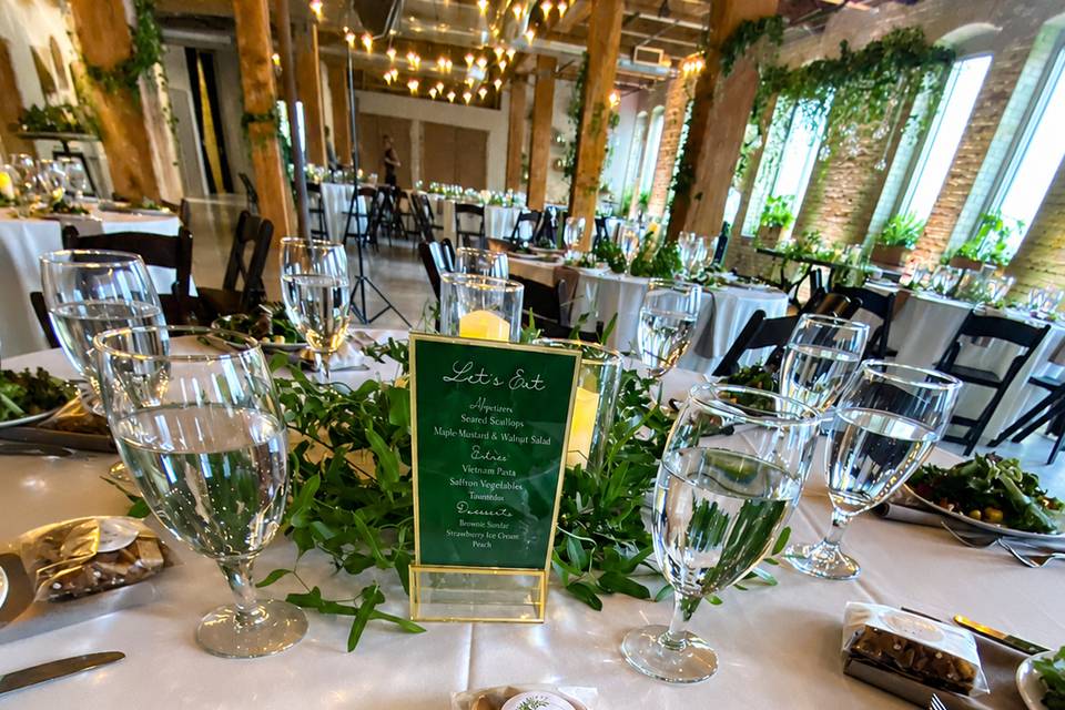 Table Set up