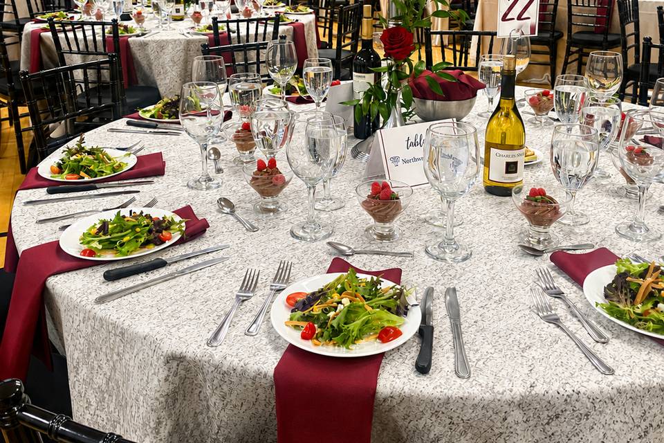 Table Set up