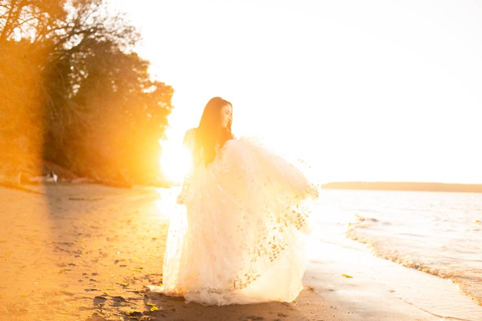 Pnw beach elopement