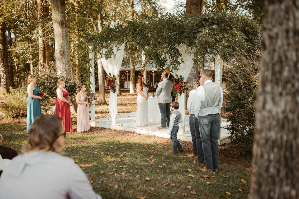 Fall Outdoor Ceremony