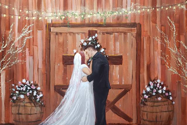 The happy couple