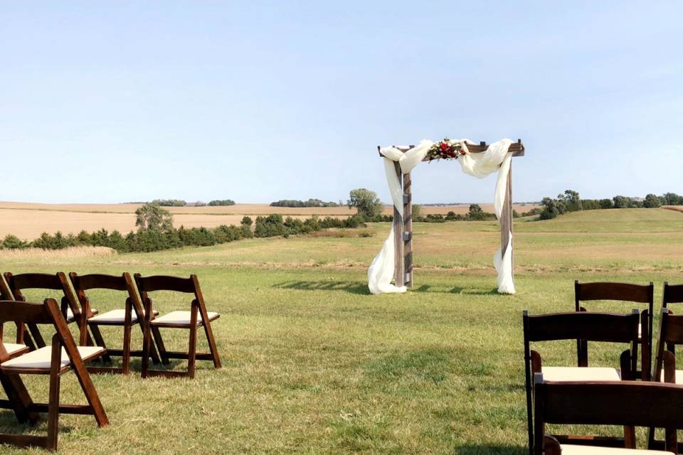 Outdoor ceremony option