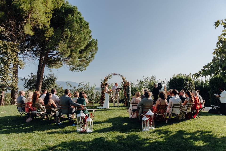 Pool park ceremony