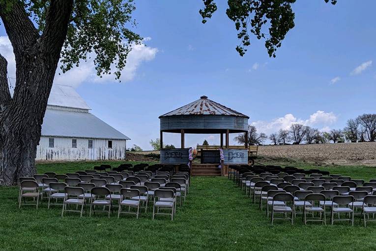 Wooden gazebo