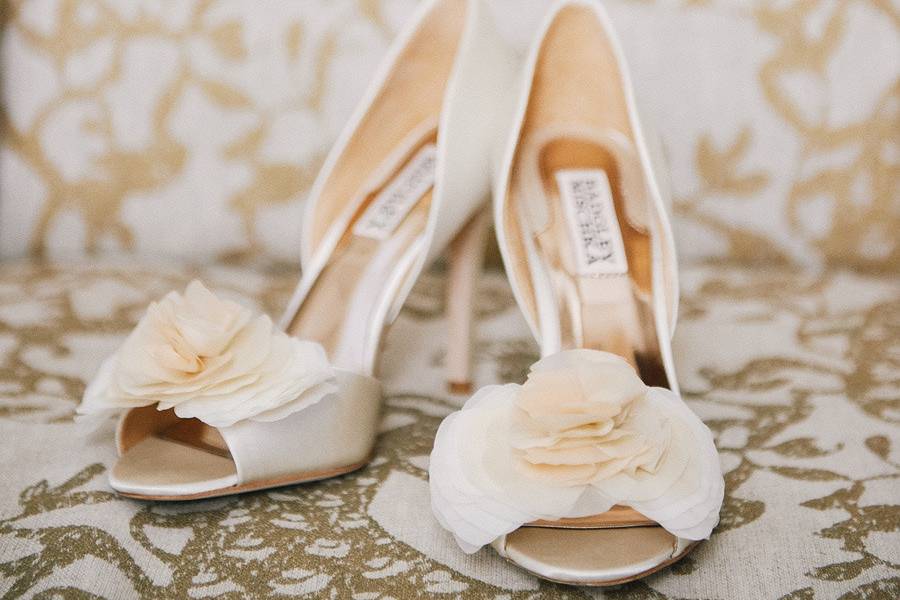 Bride's shoes