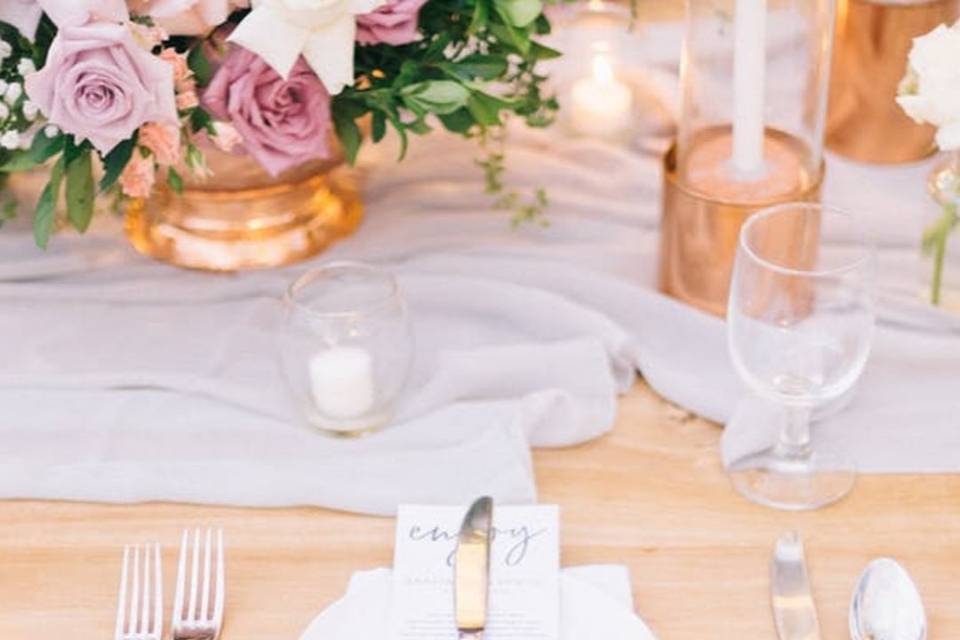 Pastel Tablescape