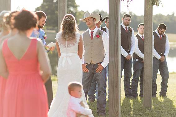 The wedding ceremony