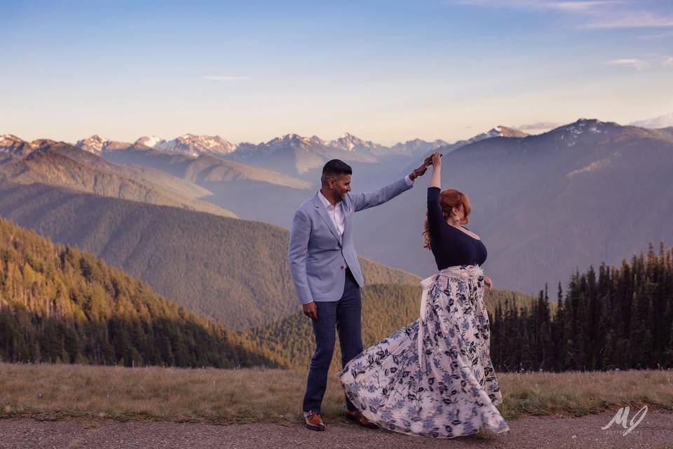 Hurricane Ridge Elopement