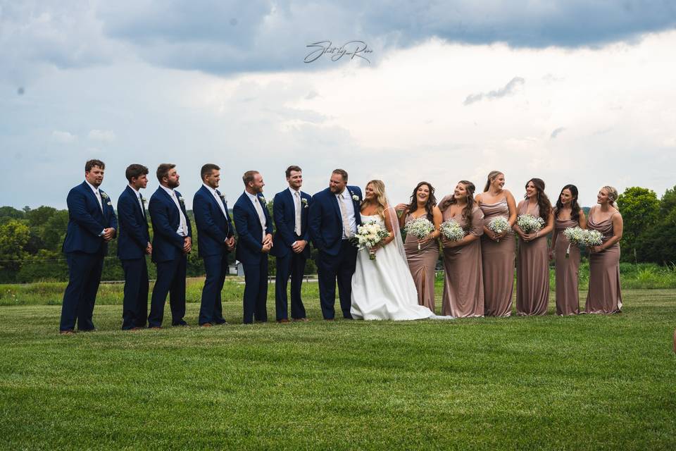 The wedding party