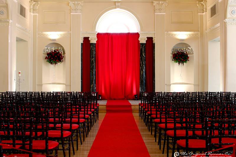 Statement Red & Black Wedding