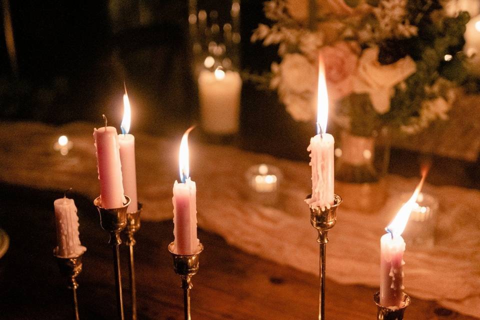 By candlelight