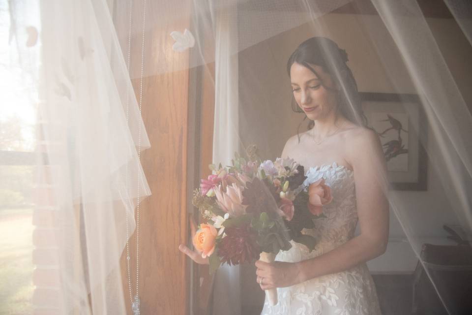 A gorgeous bride