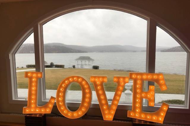 Love Marquee Letter