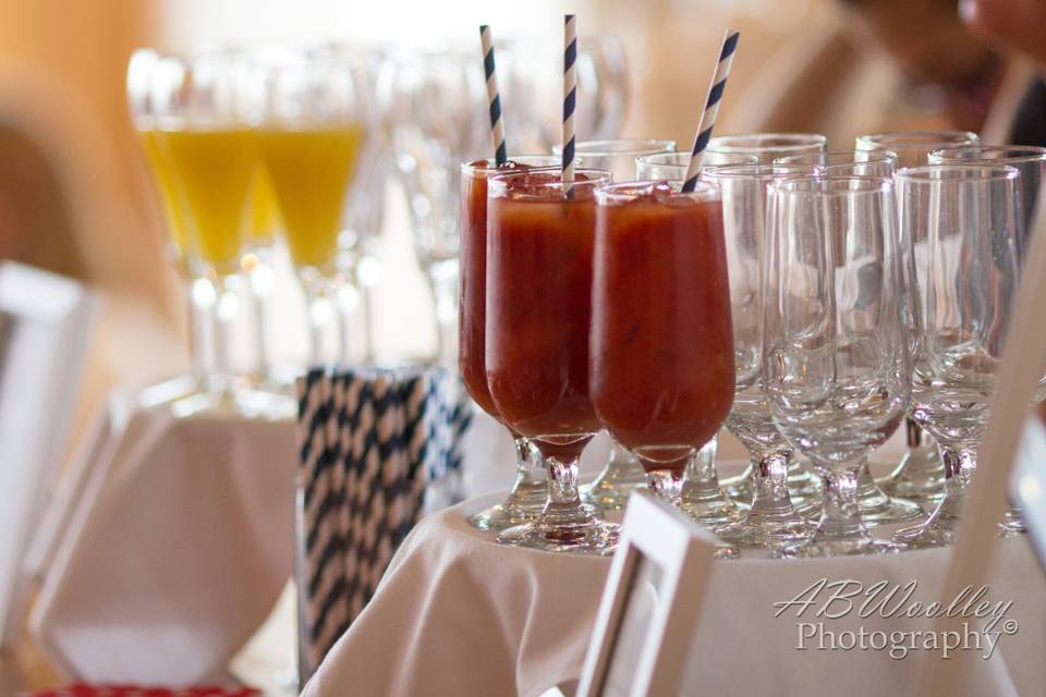 Bloody Marys and mimosas