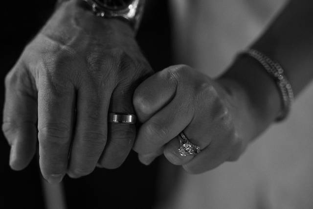 Holding hands