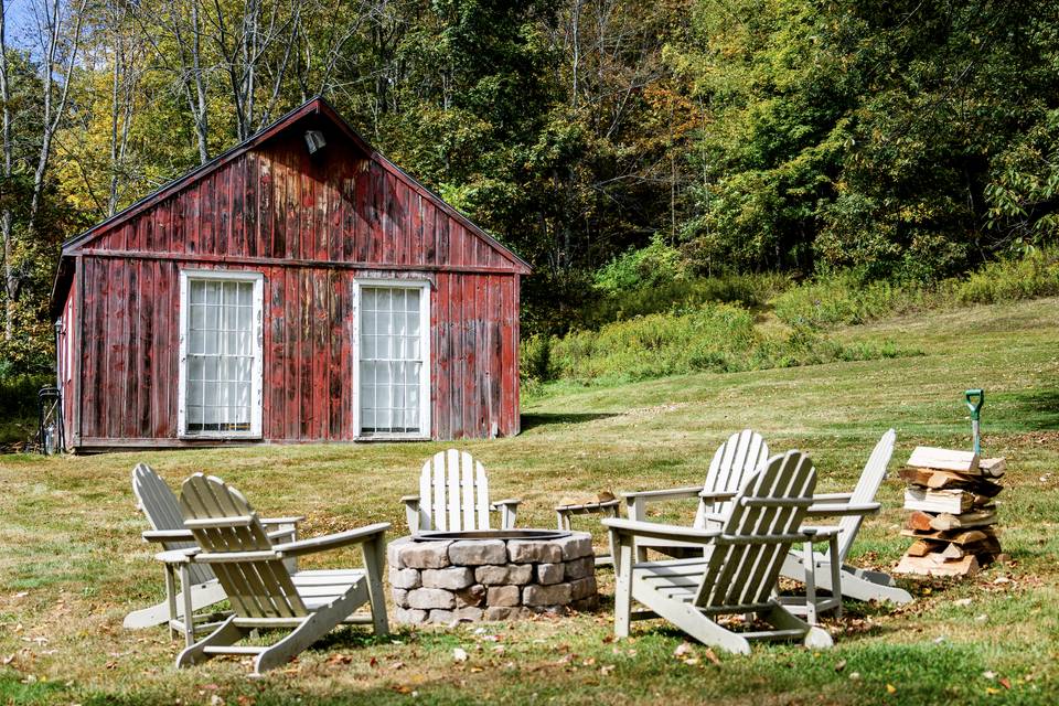 Firepit and Barn