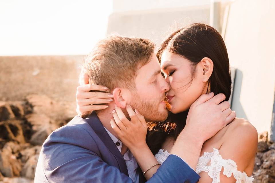 Lighthouse kisses