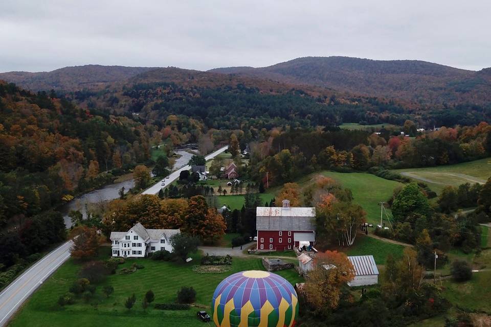 Balloon in field